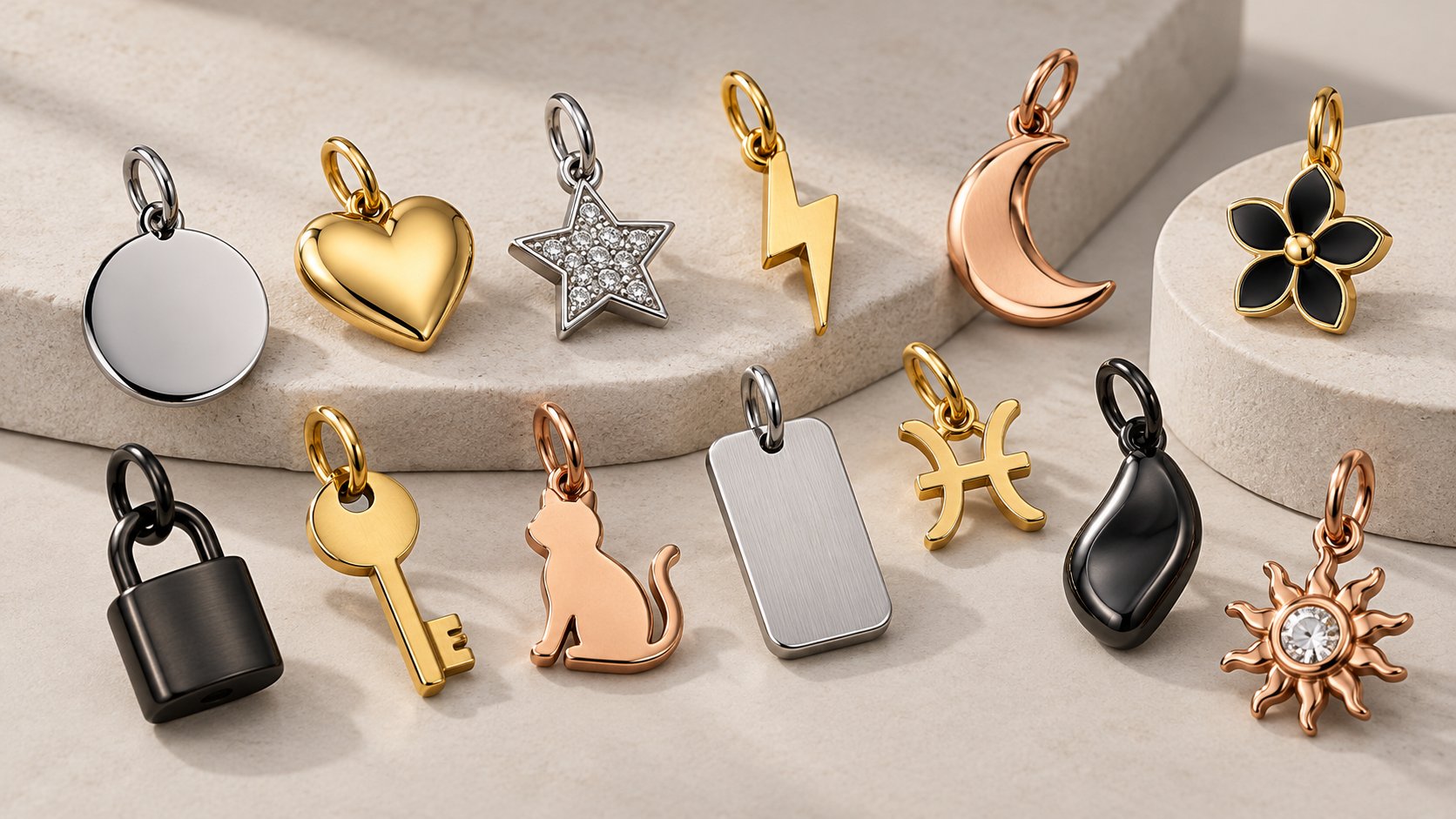 Custom stainless steel earrings by KUBO Jewelry
