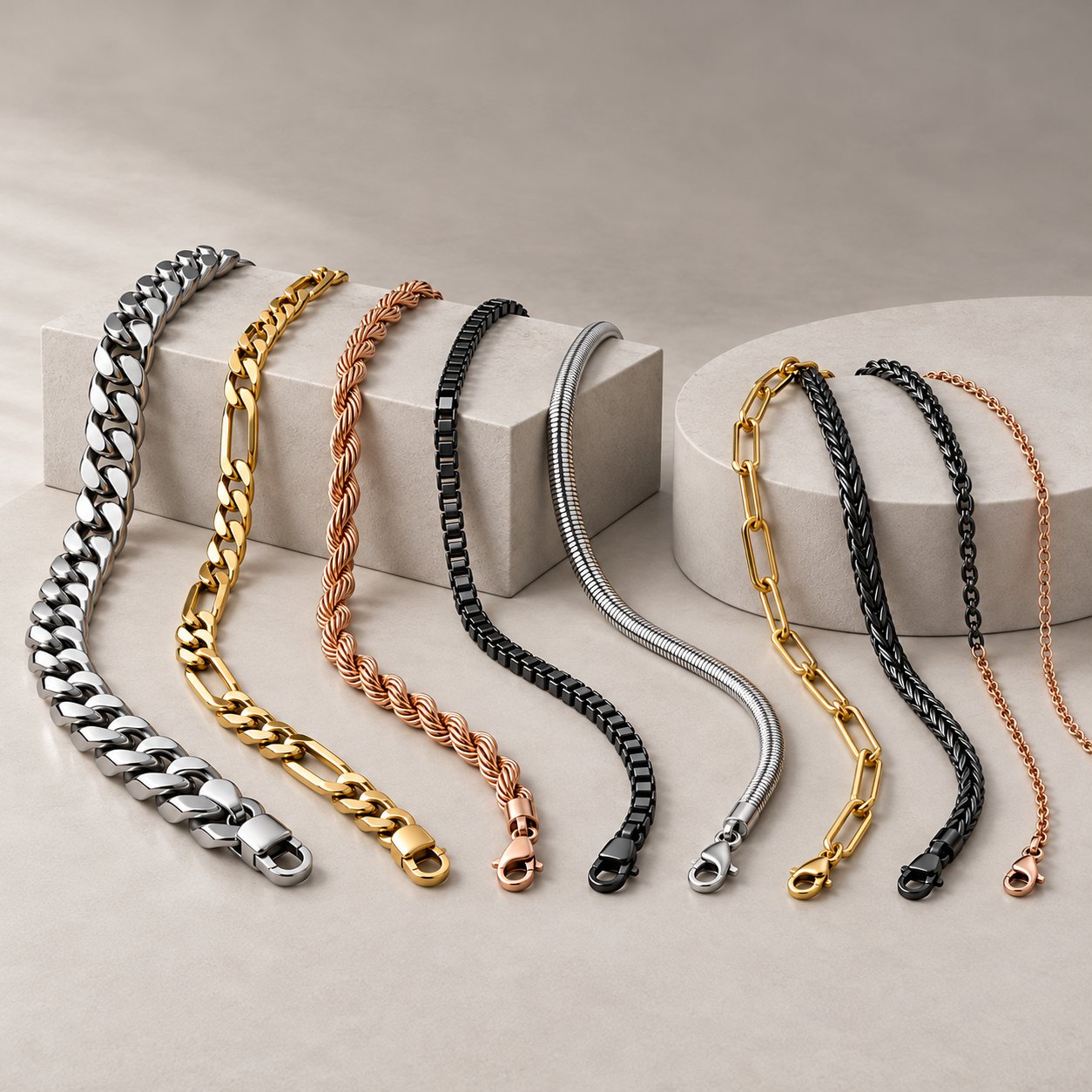Custom stainless steel rings by KUBO Jewelry
